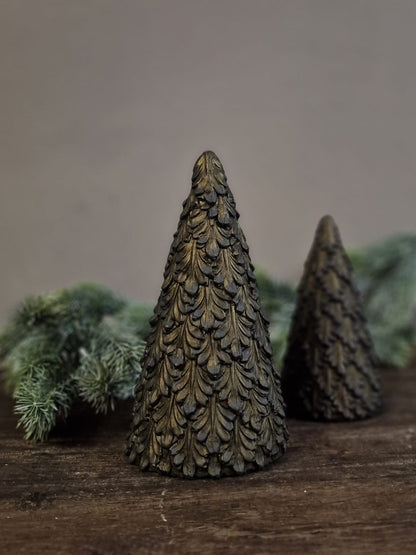 BRYNXZ  X-Tree met bladeren Majestueus Vintage - Brown    D.11-9 H.21-16