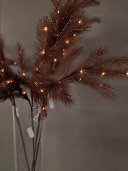 Feather takken met licht- bruin 110 cm